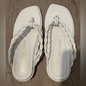 Stuart Weitzman Calypso Leather Sandals